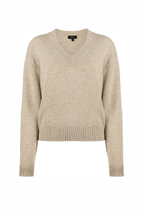 Пуловер из кашемира|Основной цвет:Бежевый|Артикул:N0818717 | Фото 1