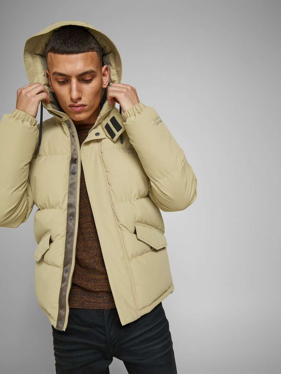 Мужской Jack & Jones Стеганая куртка с капюшоном (цвет ), артикул 12178729 | Фото 6
