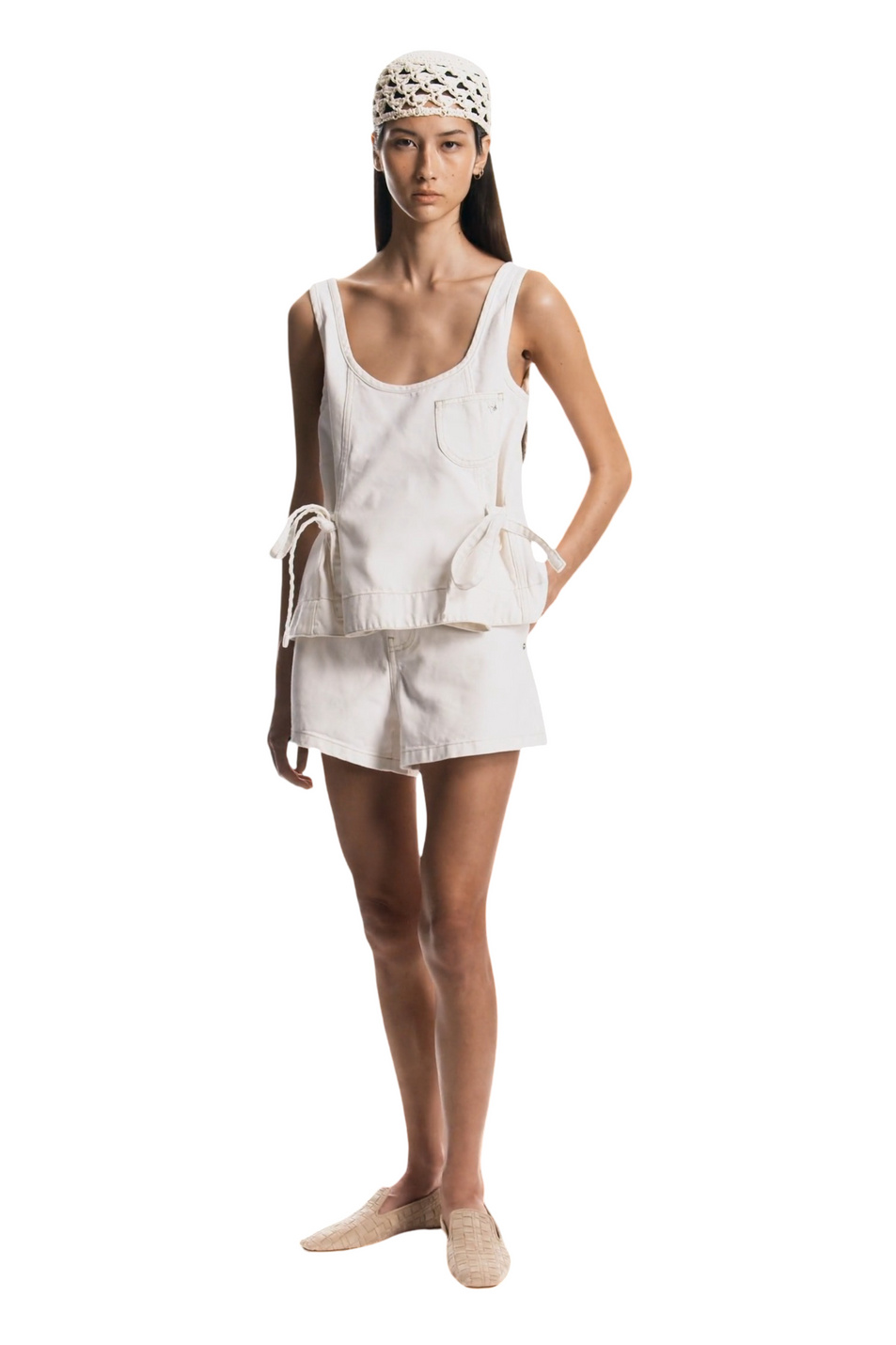 Женский Emporio Armani Шорты джинсовые (цвет ), артикул EW004094-AF12426 | Фото 3