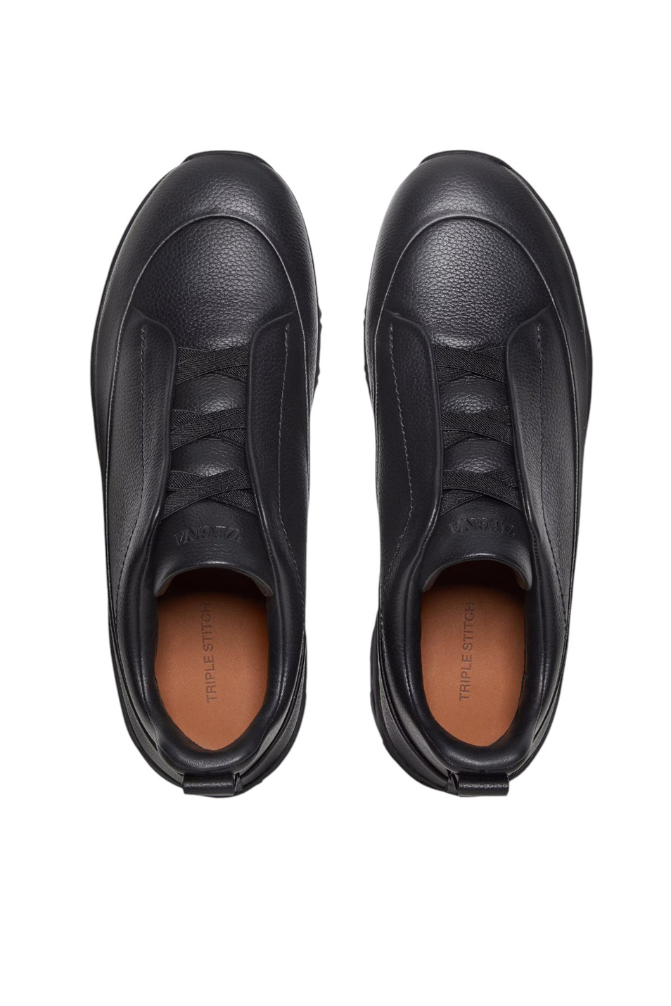 Мужской Zegna Кроссовки Triple Stitch™ из натуральной кожи (цвет ), артикул LHSOF-S8106Z-NER | Фото 4