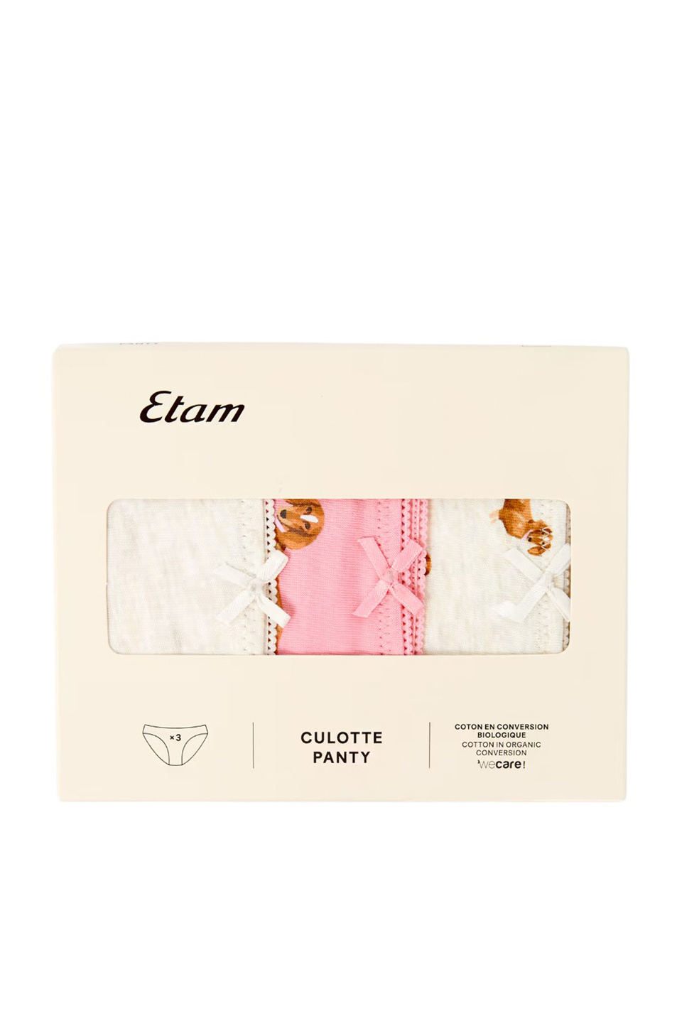 Женский Etam Трусы JACKIE в комплекте из 3 шт (цвет ), артикул 6556749 | Фото 5