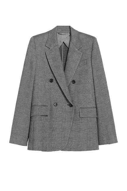 Пиджак OCARINA из смесовой шерсти с добавлением вискозы|Основной цвет:Серый|Артикул:19160219 | Фото 1