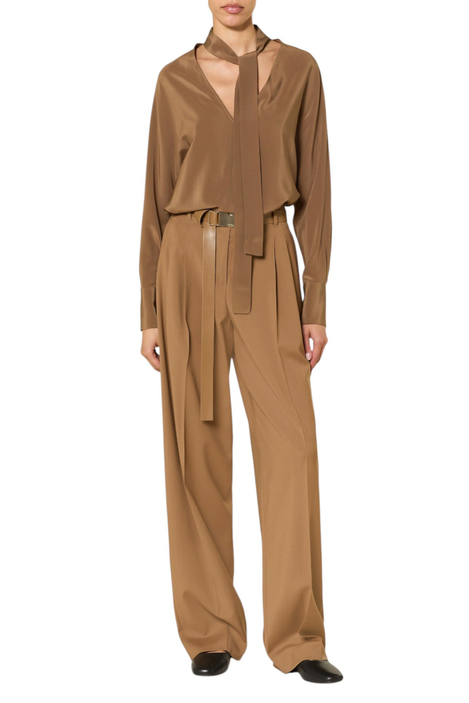 Женский Max Mara Блузка CACO с бантом (цвет ), артикул 2526116051 | Фото 2