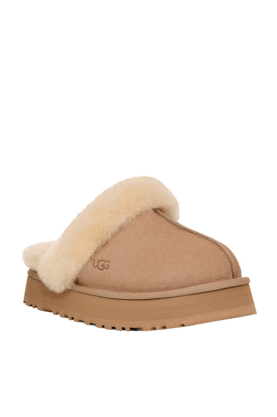 Сабо DISQUETTE с натуральным мехом|Основной цвет:Бежевый Женский UGG Сабо DISQUETTE с натуральным мехом (цвет ), артикул 1122550 | Фото 2