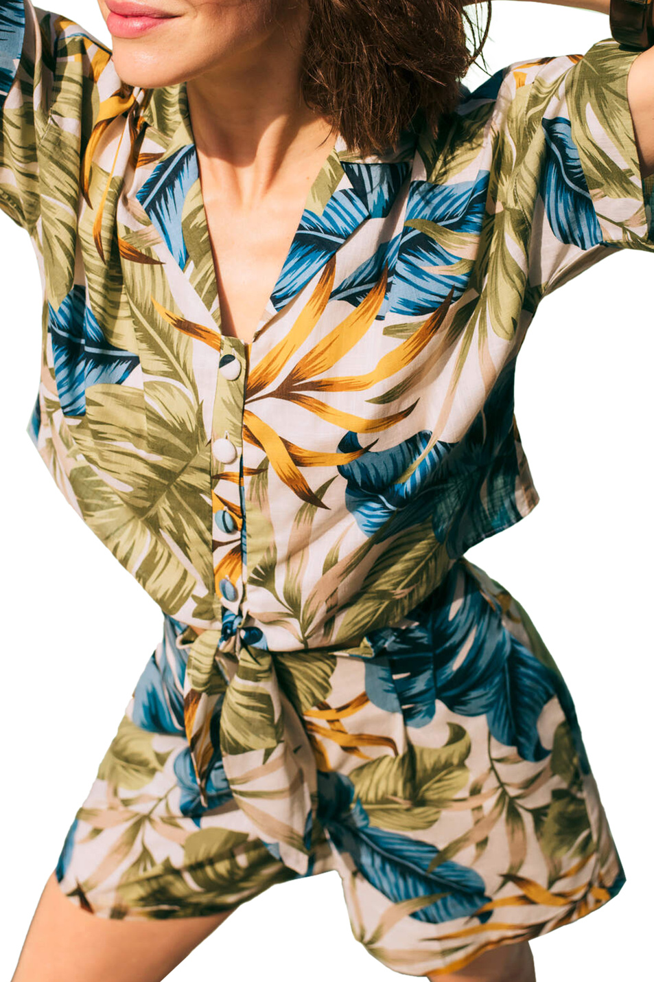 Orsay Короткая рубашка с принтом (цвет ), артикул 617021 | Фото 2
