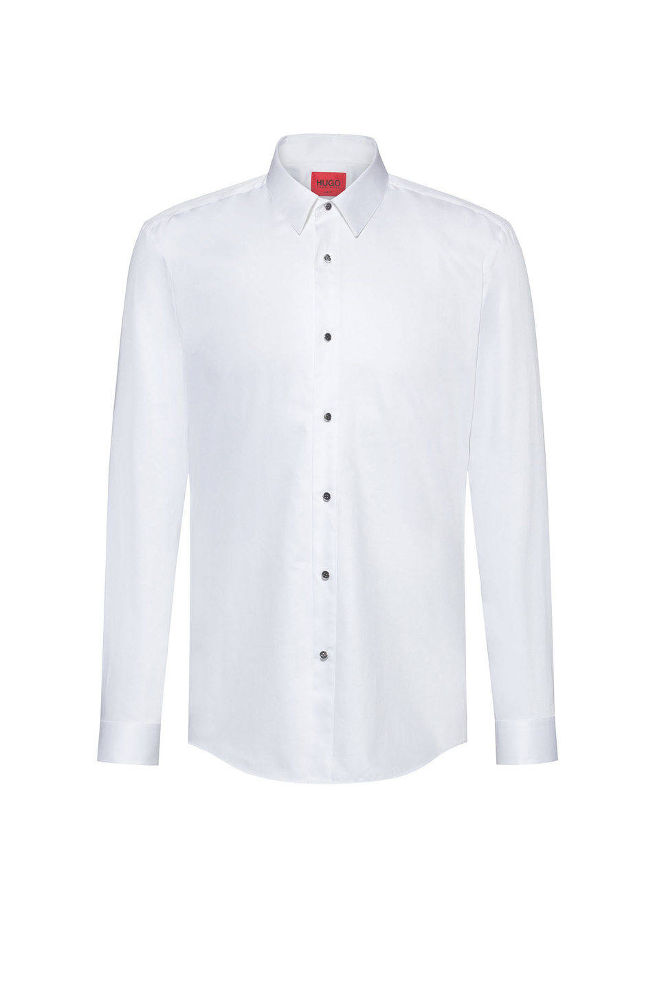 HUGO Приталенная рубашка из хлопкового атласа (цвет ), артикул 50453441 | Фото 1