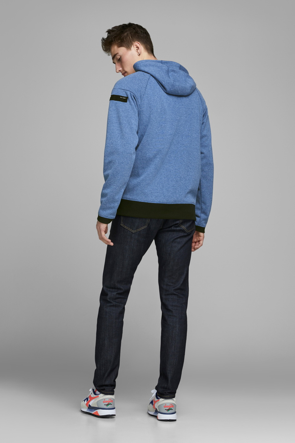 Мужской Jack & Jones Толстовка с молниями по бокам (цвет ), артикул 12167223 | Фото 6