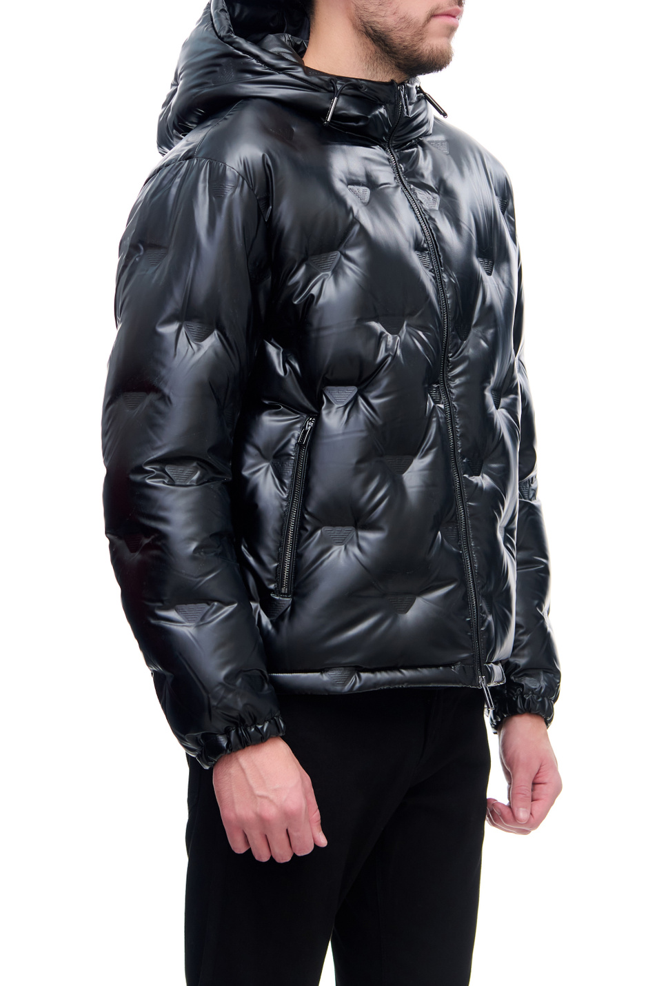 Мужской Emporio Armani Куртка на молнии с монограммой (цвет ), артикул 6K1B93-1NYWZ | Фото 4