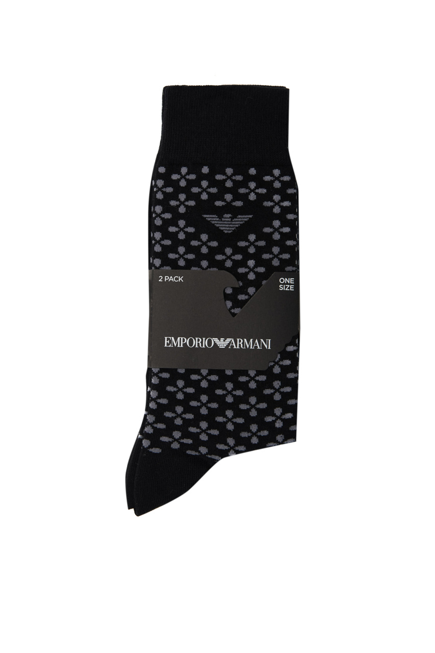 Носки в комплекте из 2 пар|Основной цвет:Черный|Артикул:302302-3F274 | Фото 1