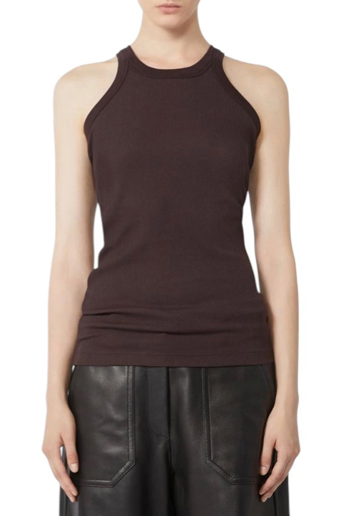Женский Sportmax Топ CACCIA из эластичного хлопка (цвет ), артикул 2522946041 | Фото 2