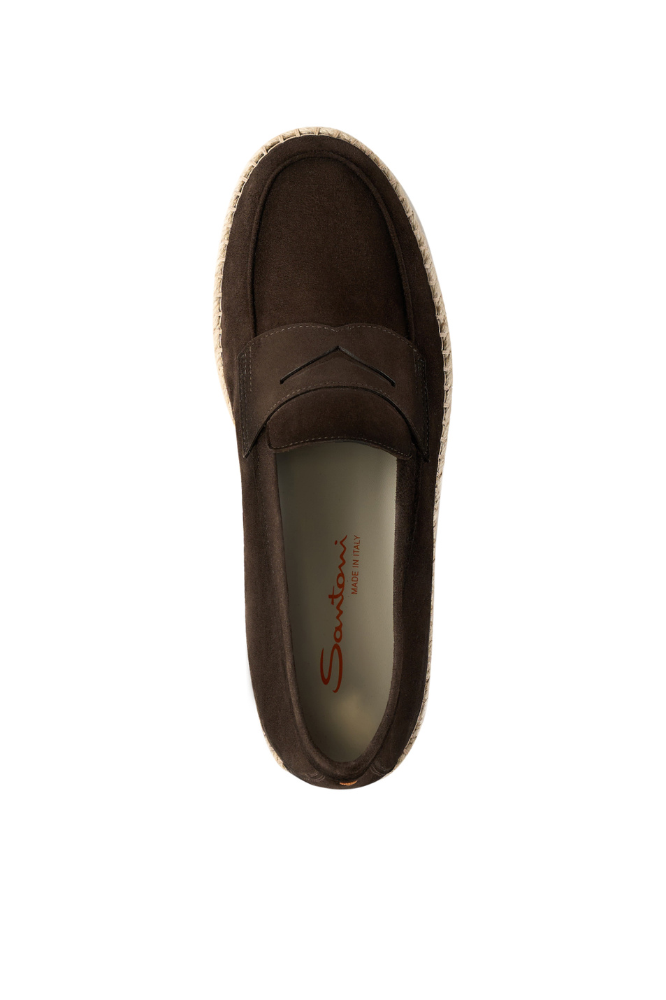 Мужской Santoni Эспадрильи Carlo из натуральной замши (цвет ), артикул MBCD22193PBTTSE2T60 | Фото 4