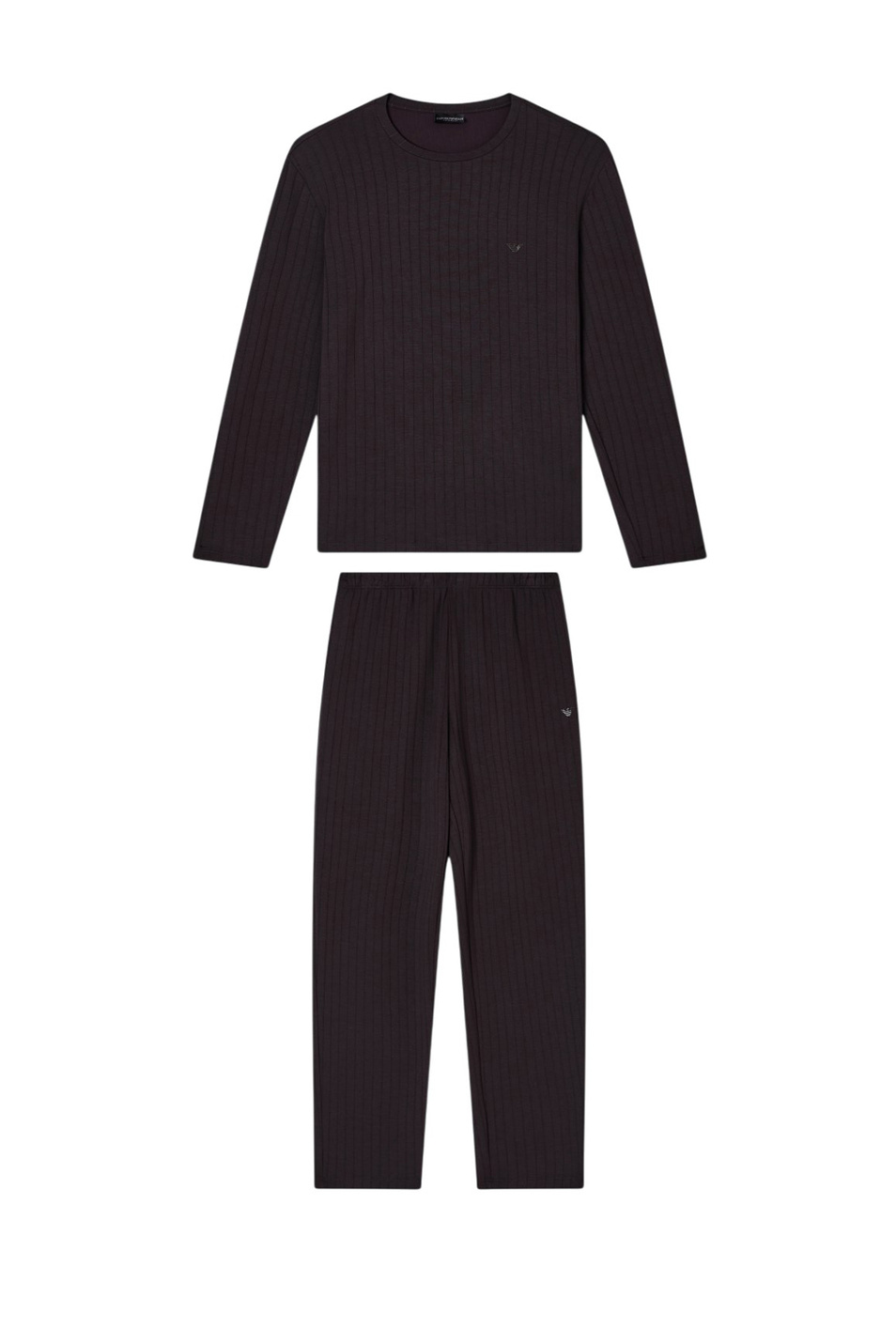 Костюм домашний однотонный|Основной цвет:Черный Мужской Emporio Armani Костюм домашний однотонный (цвет ), артикул EM000613-AF15000 | Фото 1