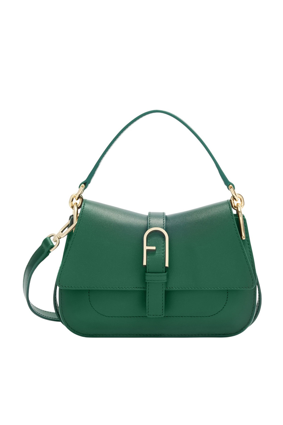 Сумка FLOW MINI из натуральной кожи|Основной цвет:Зеленый Женский Furla Сумка FLOW MINI из натуральной кожи (цвет ), артикул WB01032-BX2045 | Фото 1