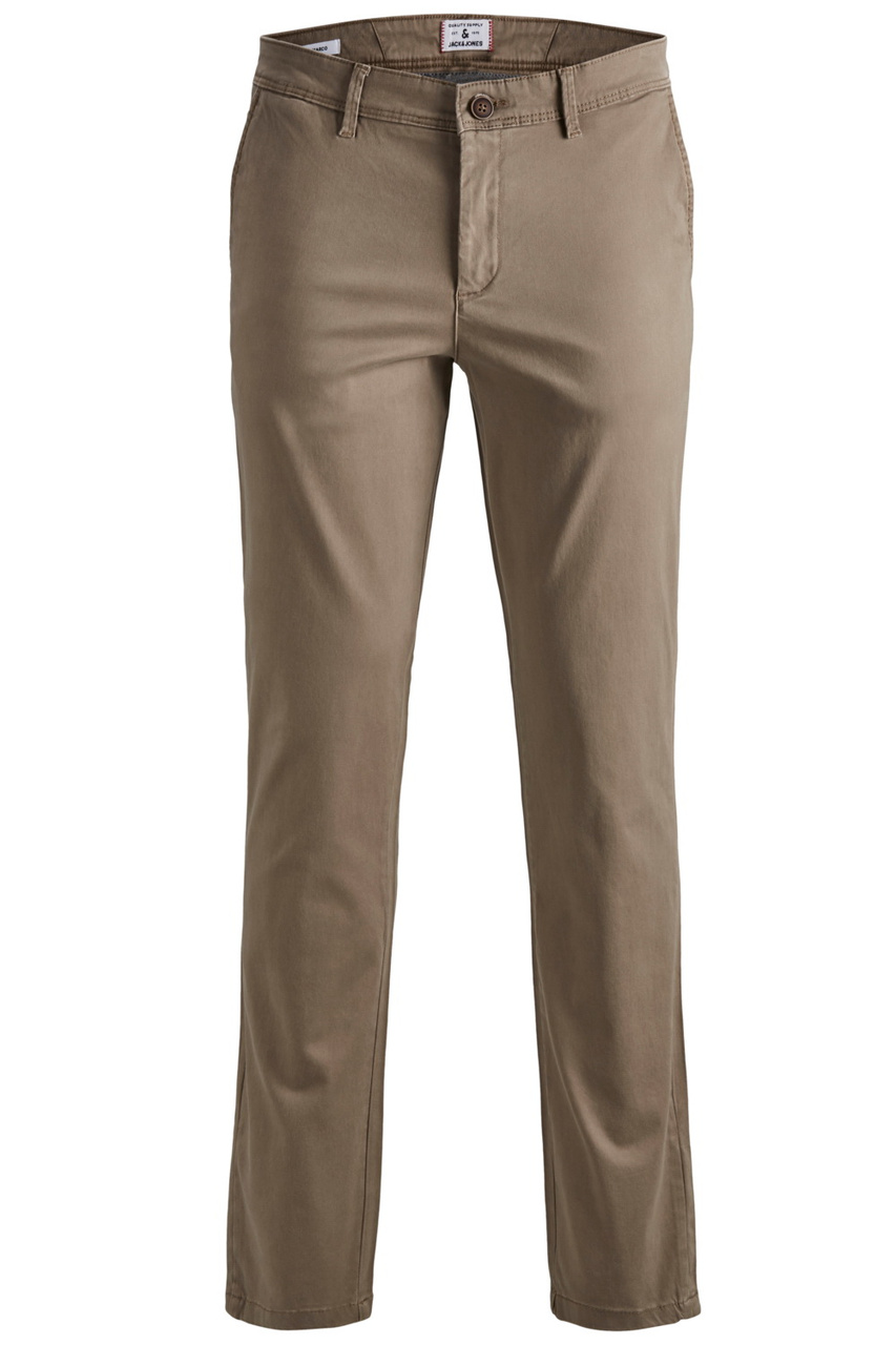 Зауженные брюки чинос MARCO BOWIE|Основной цвет:Бежевый|Артикул:12150160 | Фото 1