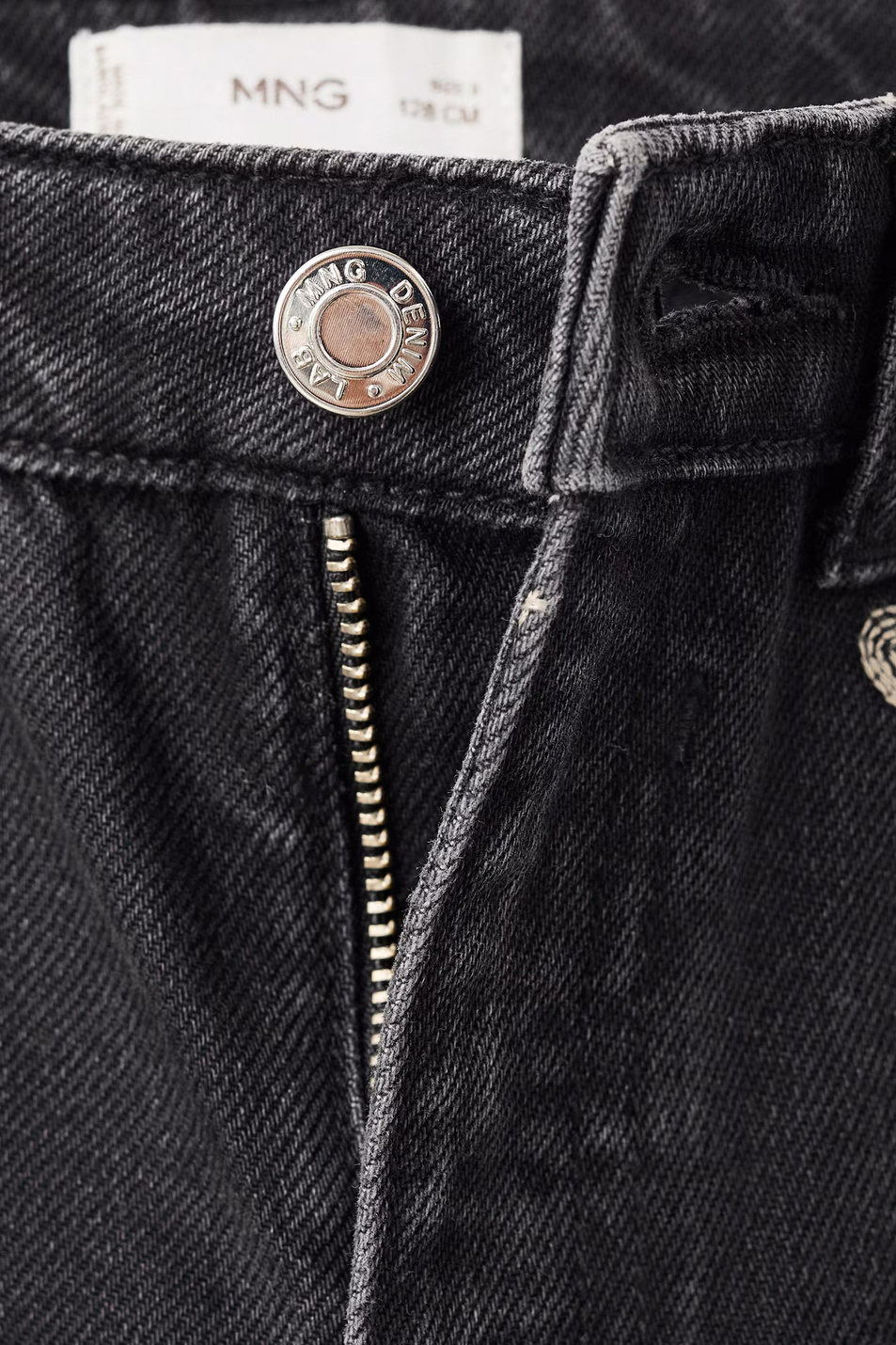 Девочкам Mango Kids Джинсы MILA с вышивкой (цвет ), артикул 17086725 | Фото 4