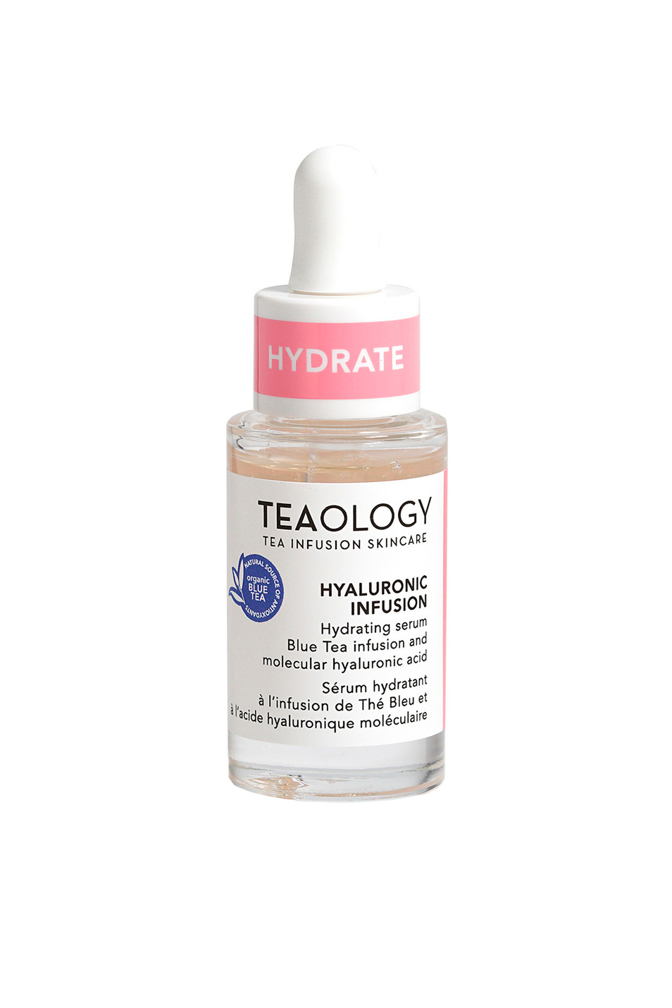 Не имеет пола Teaology Интенсивно увлажняющая сыворотка для лица с молекулярной гиалуроновой кислотой и настоем синего чая Hyalurinic Infusion, 15 мл (цвет ), артикул T50082 | Фото 1