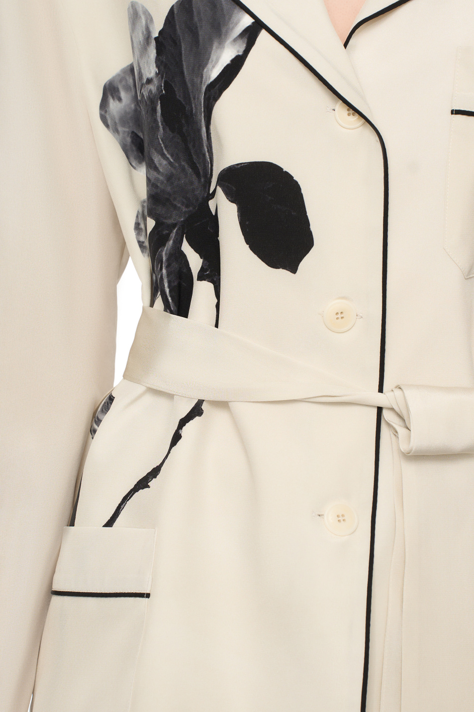 Женский ERMANNO SCERVINO Блузка из шелка с принтом (цвет ), артикул D482I353BYBQ | Фото 6