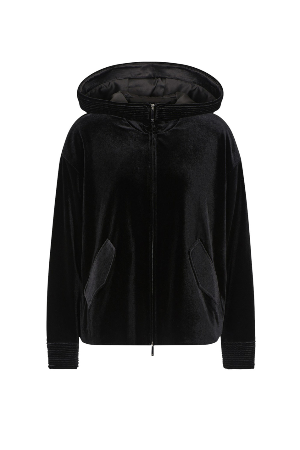 Женский Emporio Armani Толстовка с капюшоном из шенилла (цвет ), артикул EW001365-AF13341 | Фото 1