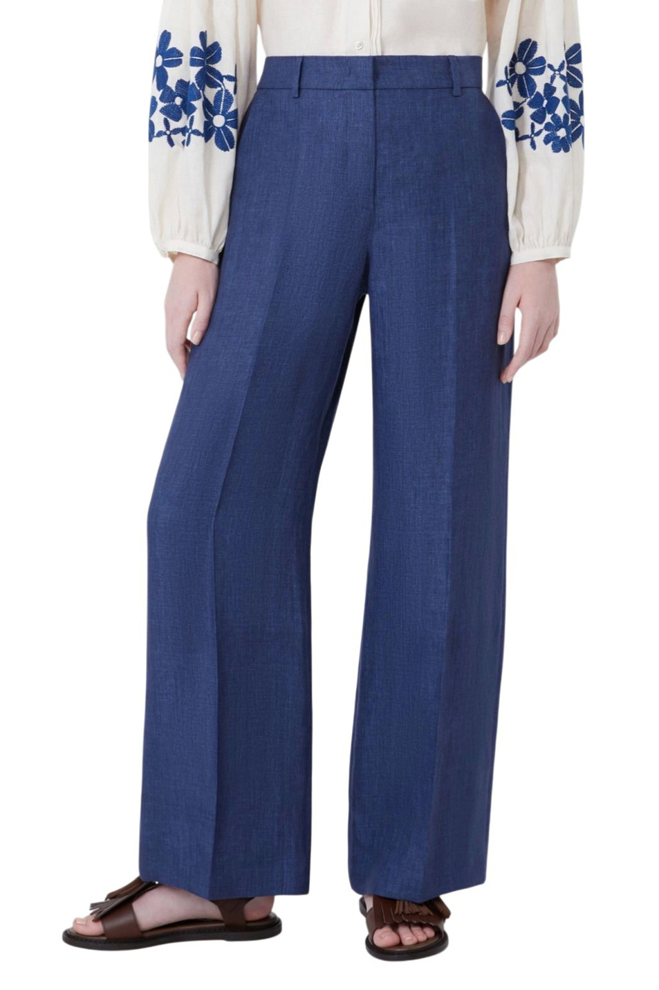 Женский Weekend Max Mara Брюки MALIZIA из льна (цвет ), артикул 2615131112 | Фото 3