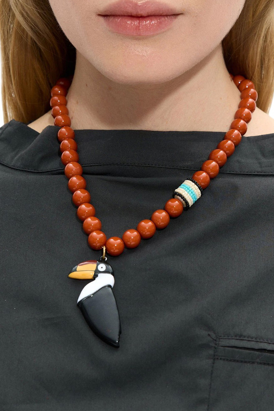 Женский Parfois Ожерелье с подвеской в виде птицы (цвет ), артикул 246632 | Фото 3