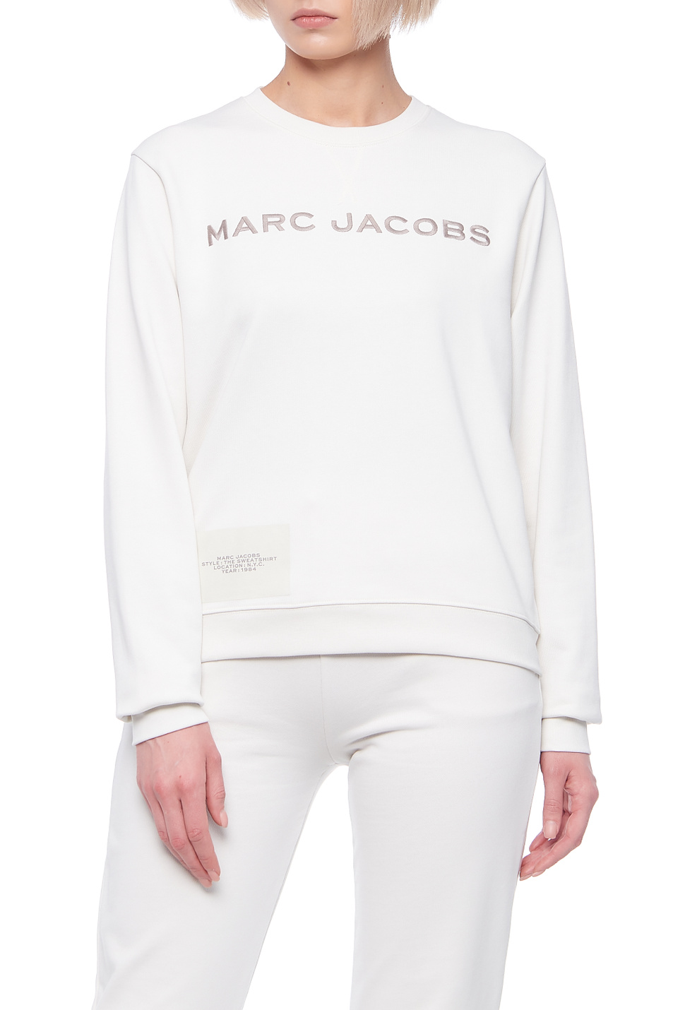 Marc Jacobs Свитшот из натурального хлопка с логотипом на груди (цвет ), артикул C604C05PF21 | Фото 1