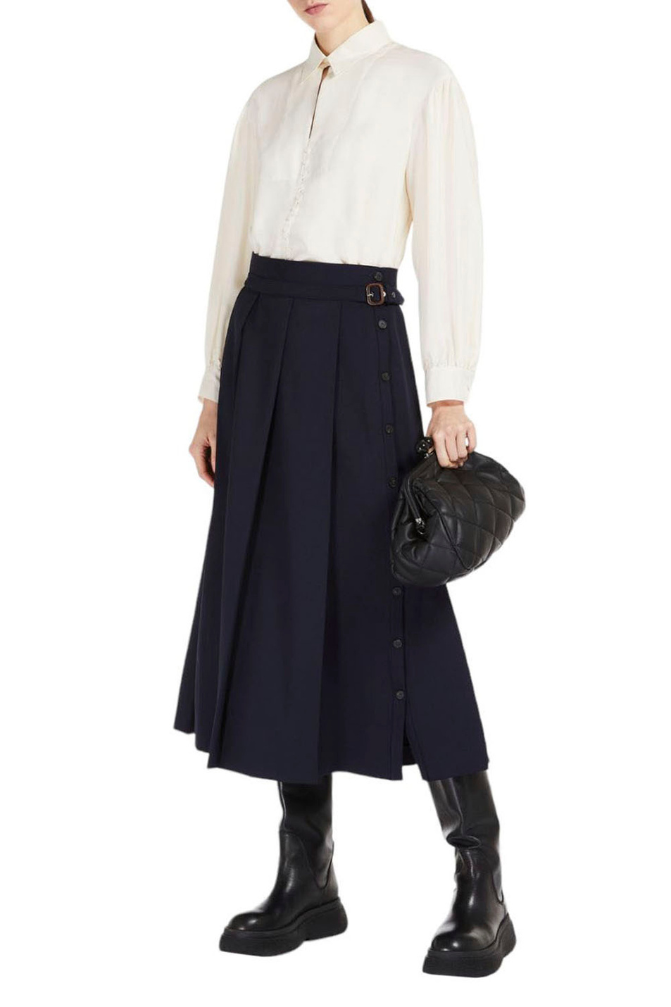 Женский Weekend Max Mara Юбка OSIRIDE из смесовой шерсти (цвет ), артикул 2351061233 | Фото 2