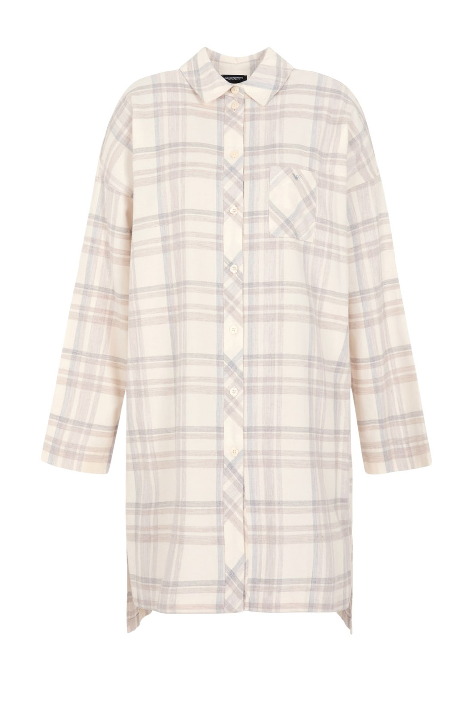 Женский Emporio Armani Сорочка ночная в клетку (цвет ), артикул EW001985-AF15372 | Фото 1