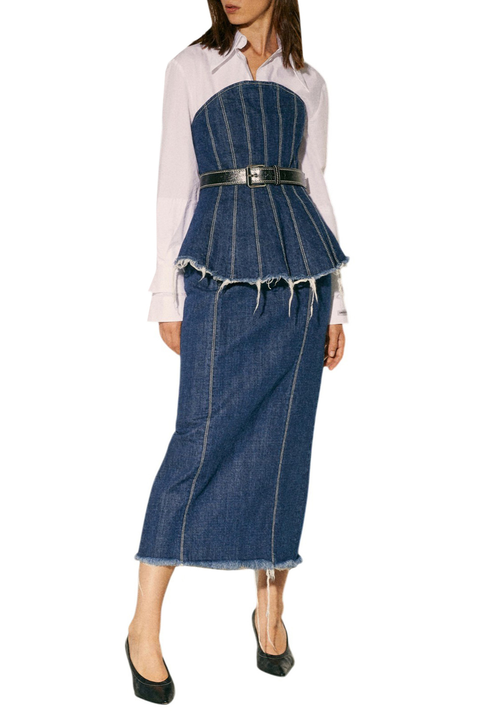 Женский MAX&Co. Юбка MCLLUGLIO джинсовая (цвет ), артикул 2618101022 | Фото 2