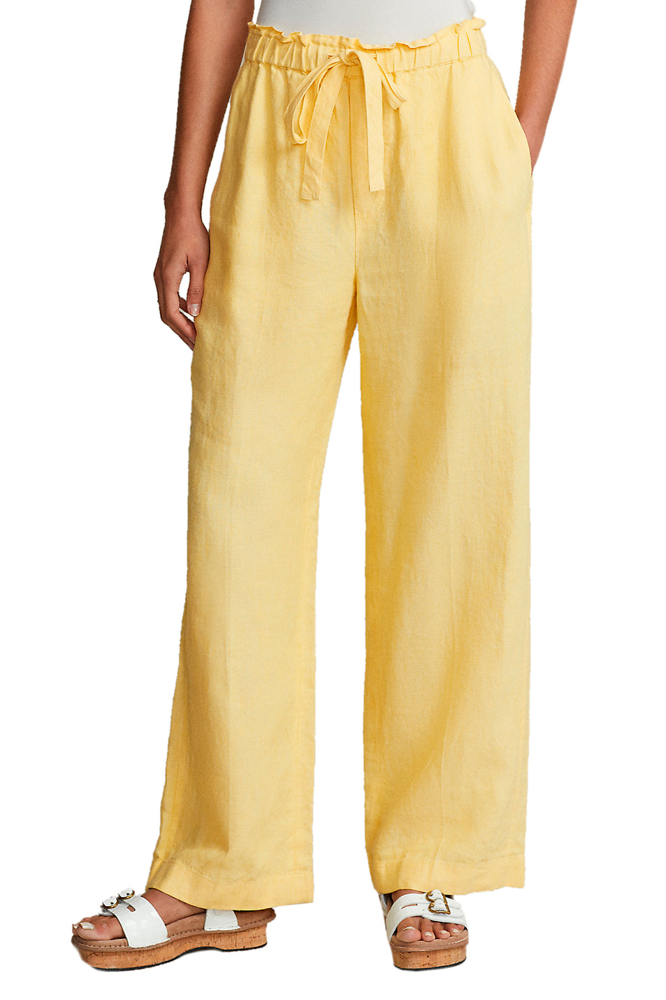 Женский Polo Ralph Lauren Льняные брюки (цвет ), артикул 211863643001 | Фото 3