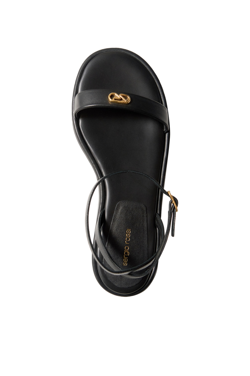 Женский Sergio Rossi Сандалии из натуральной кожи (цвет ), артикул B14320MMVN13 | Фото 4