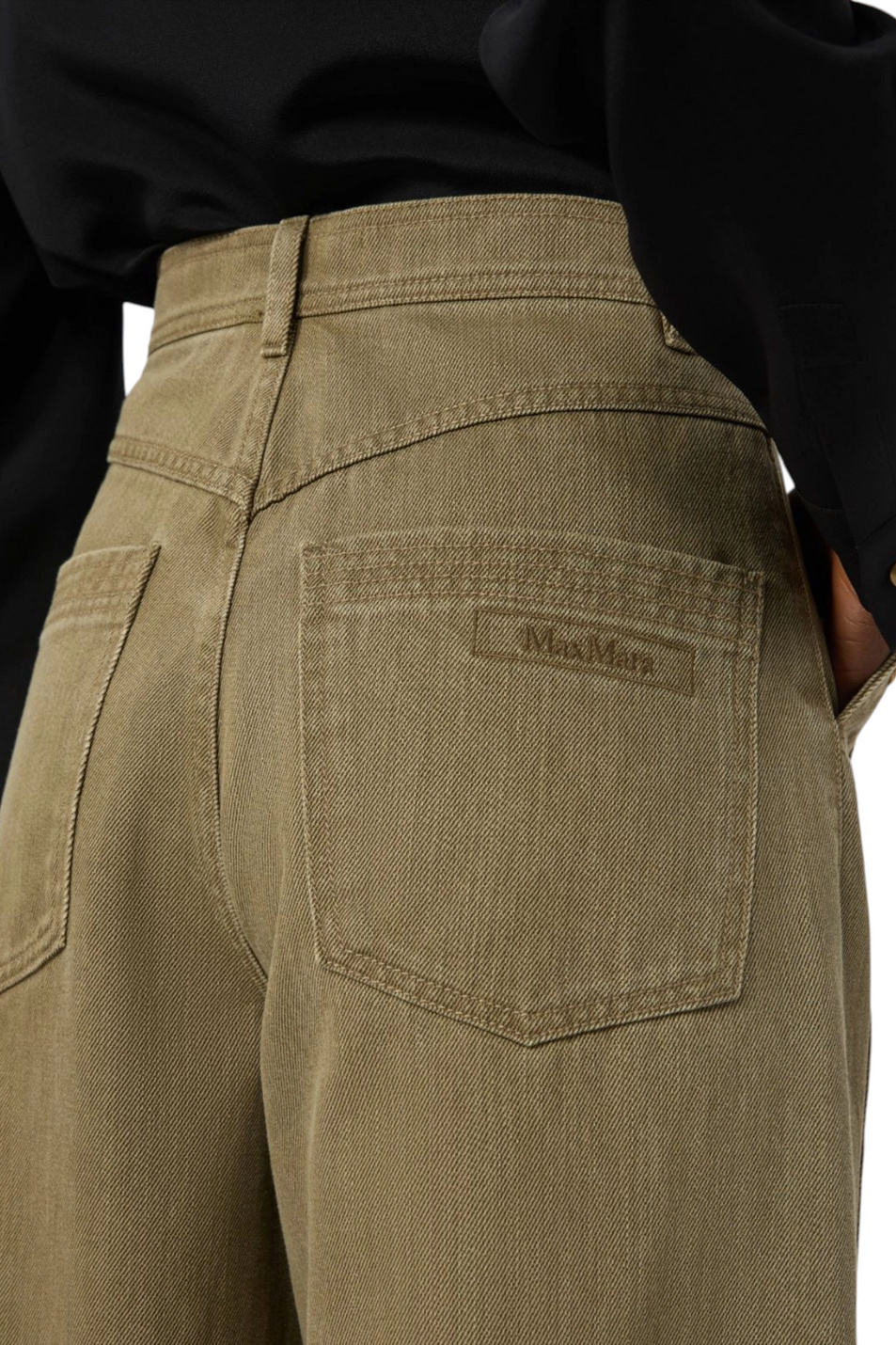 Женский Max Mara Джинсы ALAMARO из хлопка (цвет ), артикул 2621136081 | Фото 6