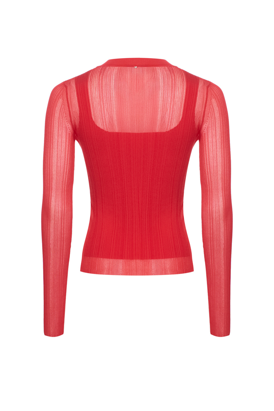 Джемпер BUONO с эффектом многослойности|Основной цвет:Красный Женский Sportmax Джемпер BUONO с эффектом многослойности (цвет ), артикул 2612361071 | Фото 2