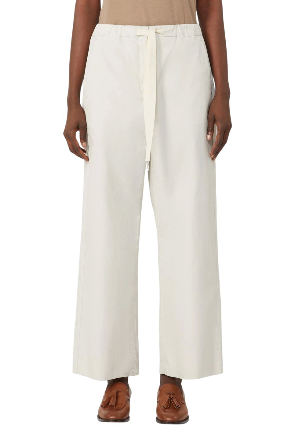 Женский Max Mara Брюки ARGENTO из хлопка (цвет ), артикул 2619131023 | Фото 2