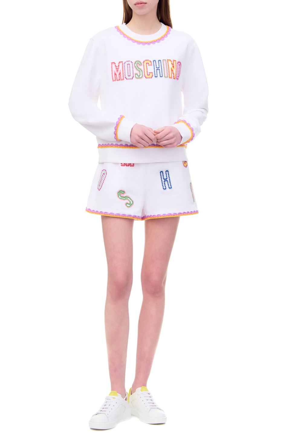 Женский Moschino Шорты из натурального хлопка (цвет ), артикул A0317-0528 | Фото 2