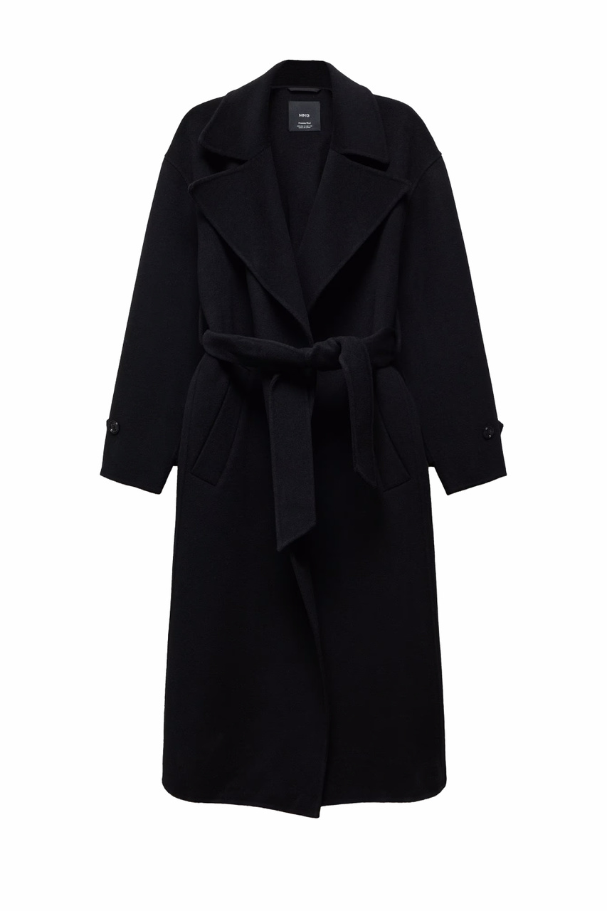 Пальто VERDI с поясом|Основной цвет:Черный|Артикул:67030450 | Фото 1