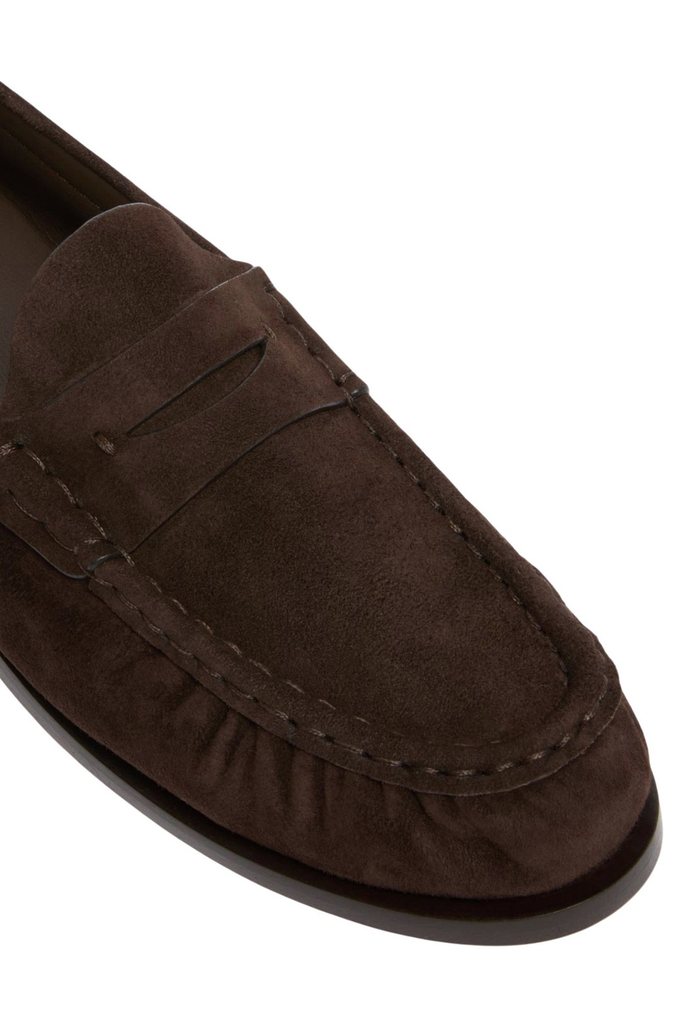 Женский Max Mara Лоферы SPONDA из натуральной замши (цвет ), артикул 2624526031 | Фото 3