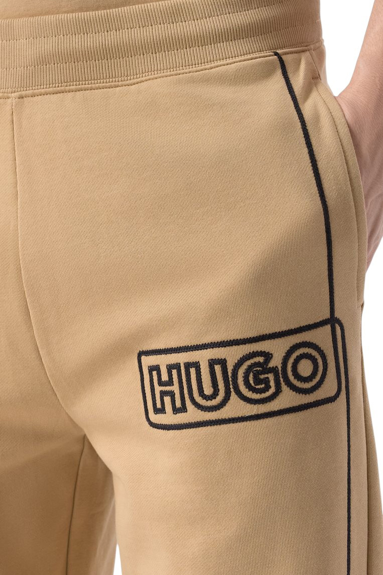 Мужской HUGO Брюки Noiderpant из натурального хлопка (цвет ), артикул 50530334 | Фото 6