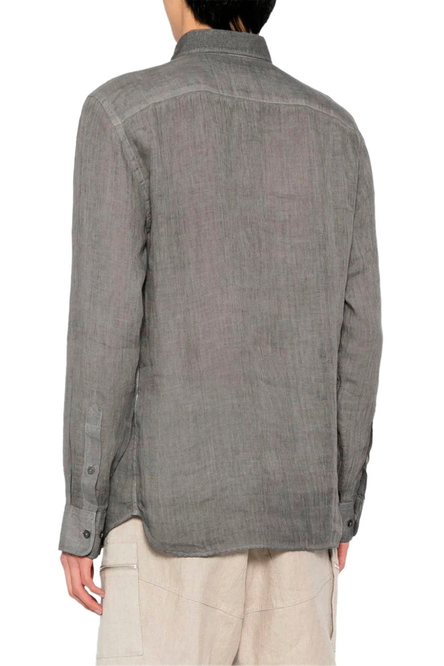 Мужской 120% Lino Рубашка из чистого льна (цвет ), артикул 31ALIM13110000115 | Фото 4