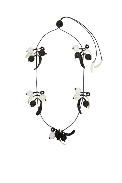 Ожерелье RENATA с подвесками|Основной цвет:Белый|Артикул:2357510634 | Фото 1
