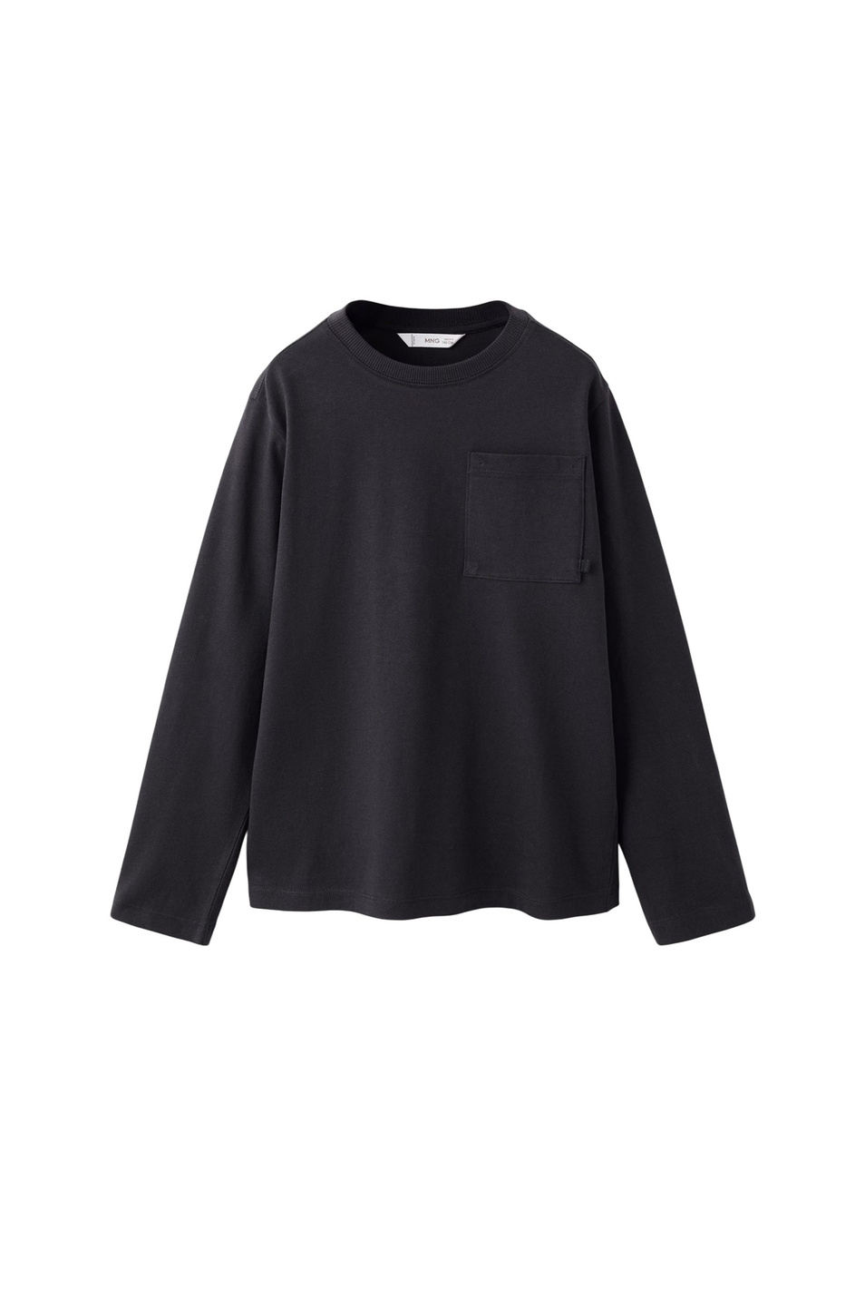 Мальчикам Mango Kids Лонгслив BASICA1 из хлопка (цвет ), артикул 27071195 | Фото 1