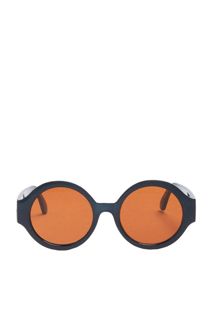 Солнцезащитные очки в круглой оправе|Основной цвет:Синий|Артикул:203669 | Фото 2