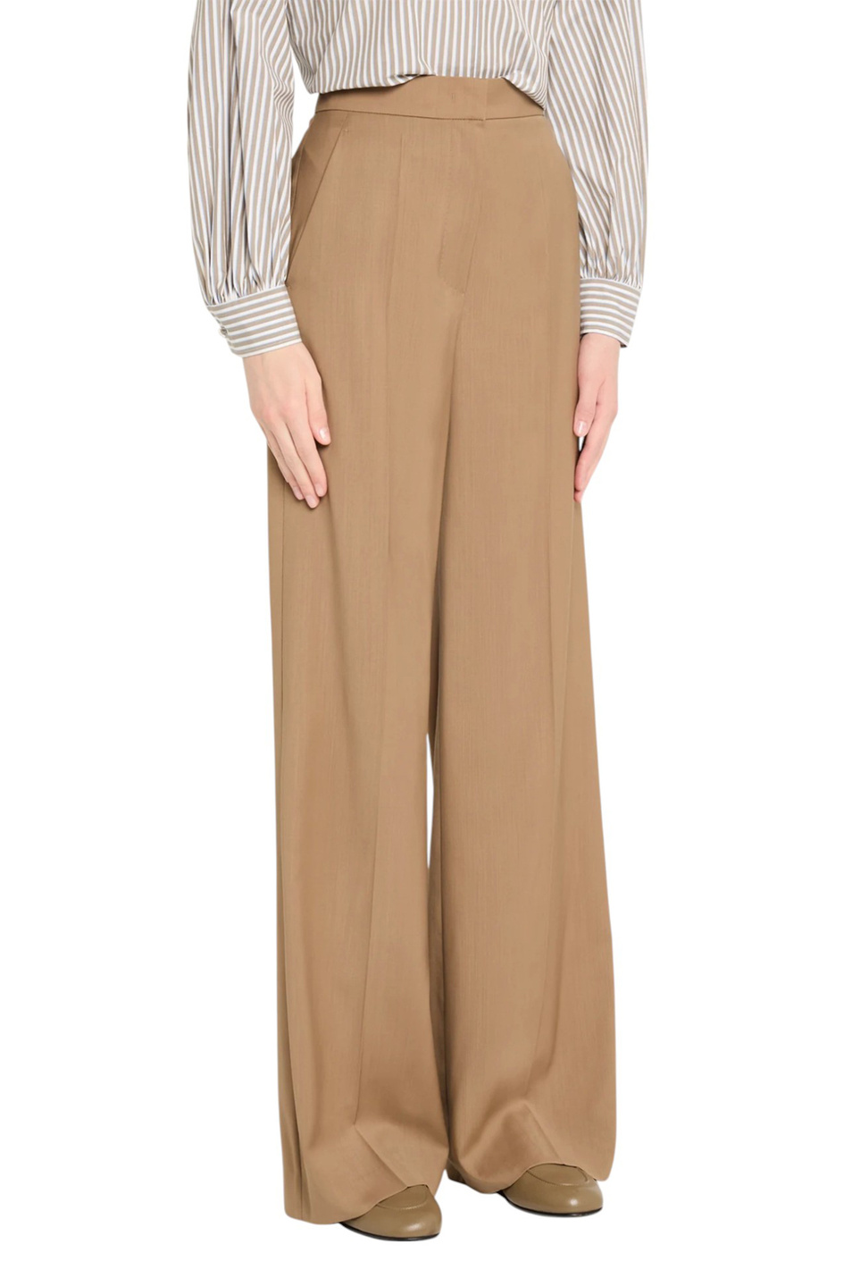 Женский Max Mara Брюки FERNET из шерсти (цвет ), артикул 2521136121 | Фото 4