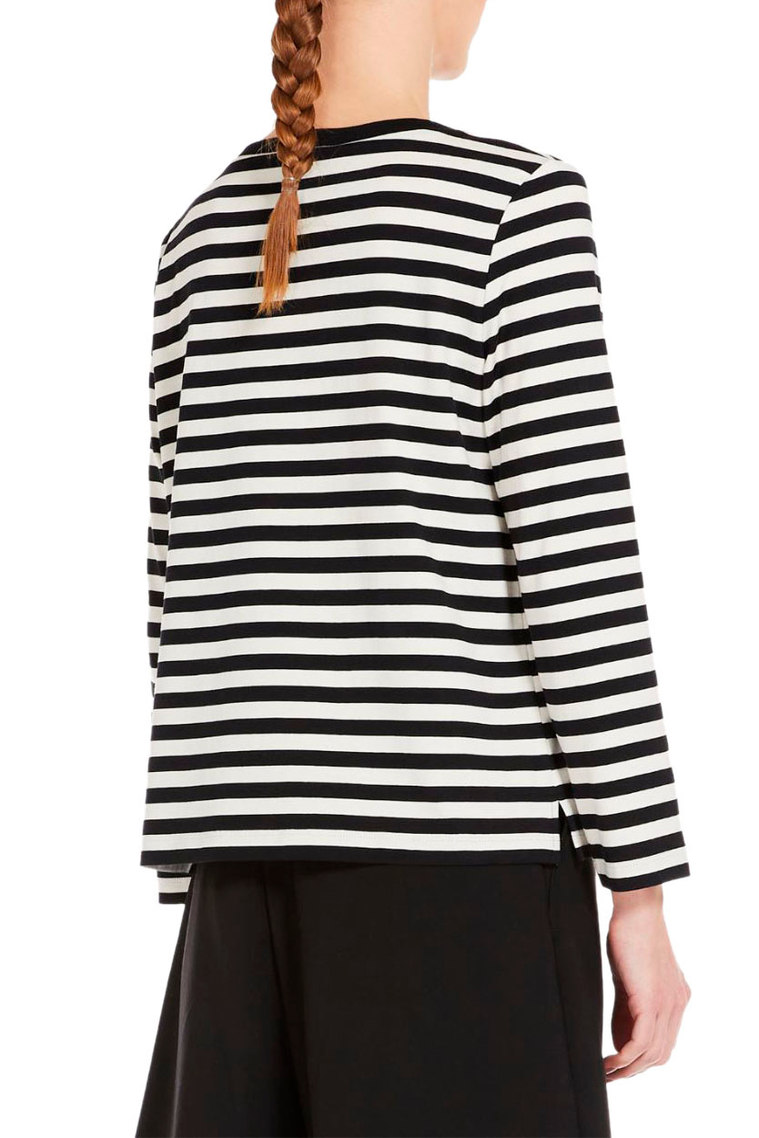 Женский Weekend Max Mara Лонгслив LEIDA в полоску (цвет ), артикул 2359460339 | Фото 4