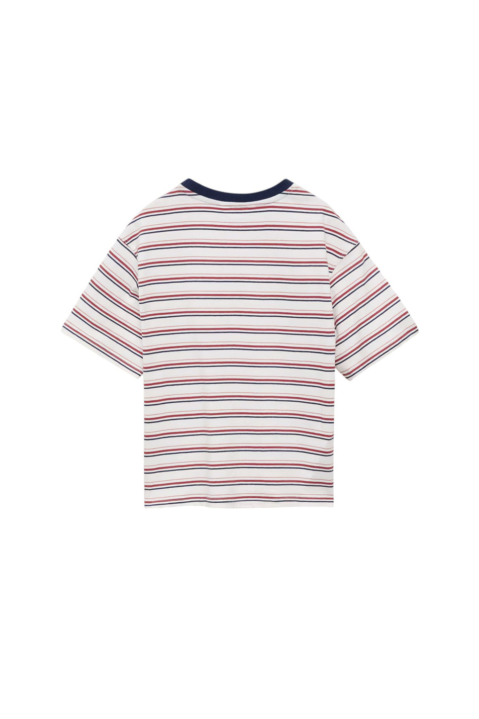 Мальчикам Mango Kids Футболка STRIPBOY в полоску (цвет ), артикул 87076345 | Фото 2