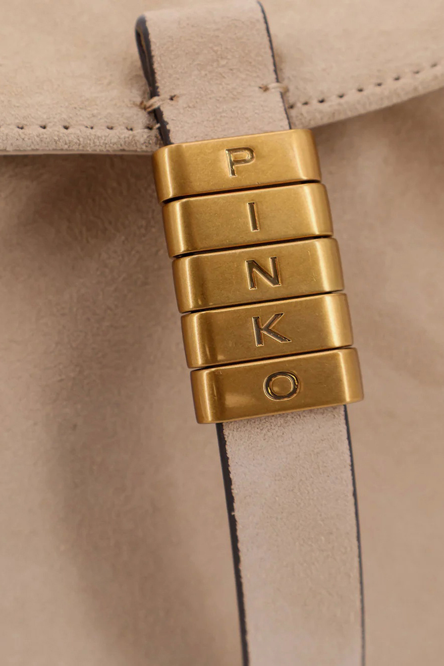 Женский Pinko Сумка SADDLE из натуральной замши (цвет ), артикул 105895A0F6 | Фото 5