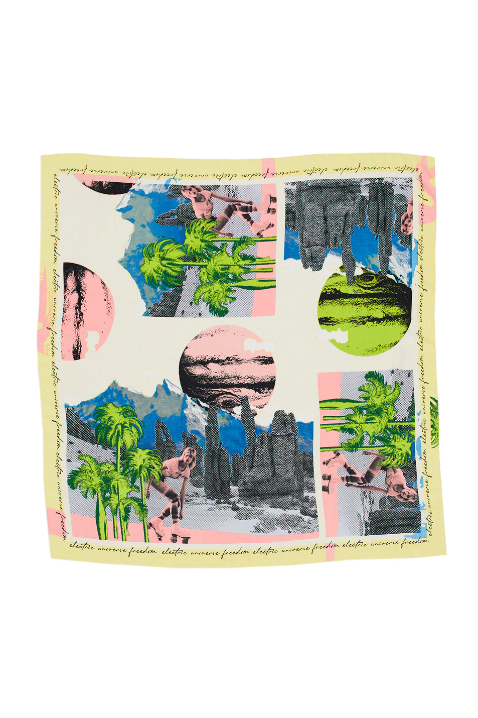 Parfois Квадратный шейный платок с принтом (цвет ), артикул 195651 | Фото 2