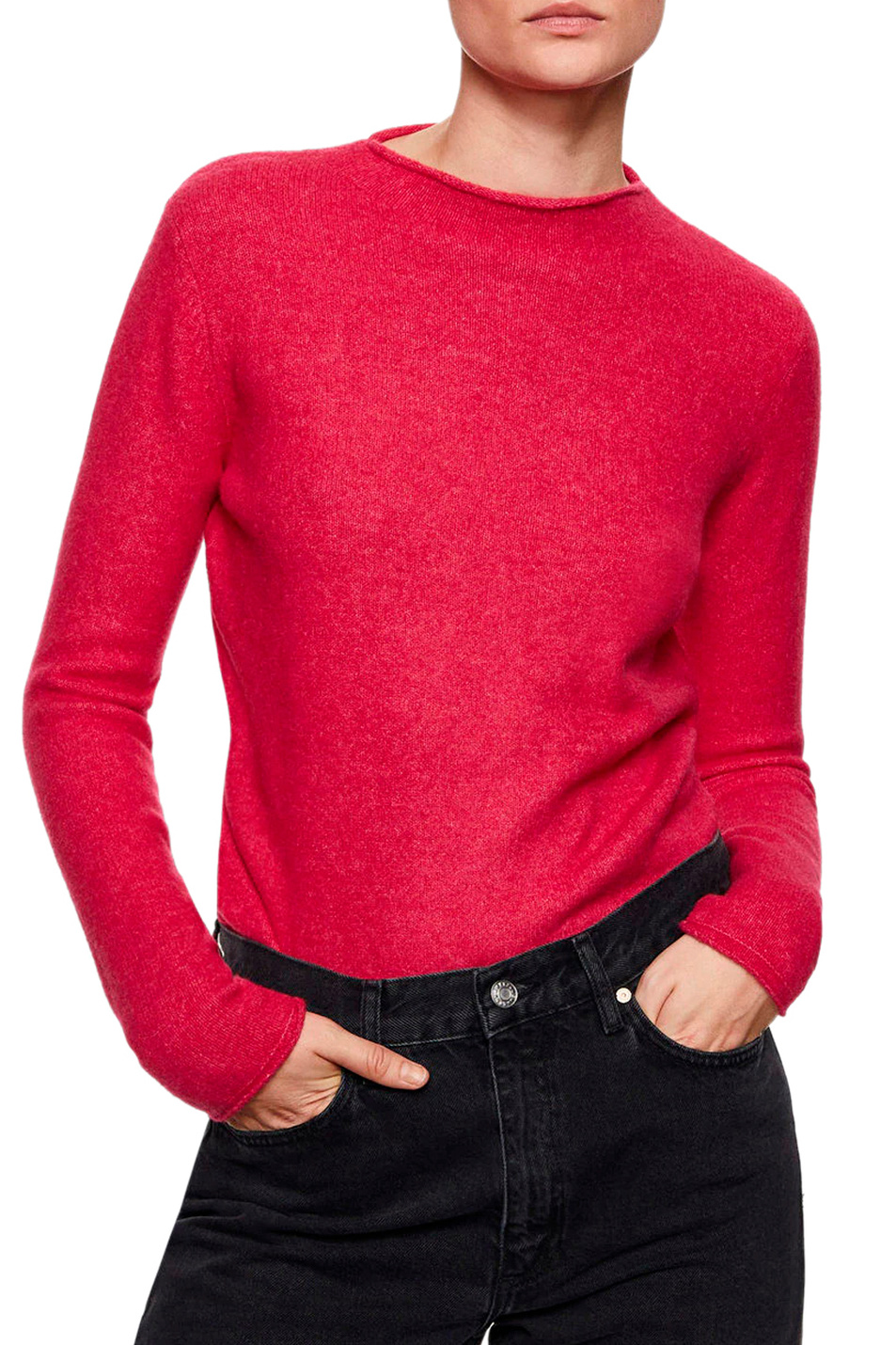 Женский Mango Однотонный свитер SEEDS (цвет ), артикул 37057735 | Фото 3