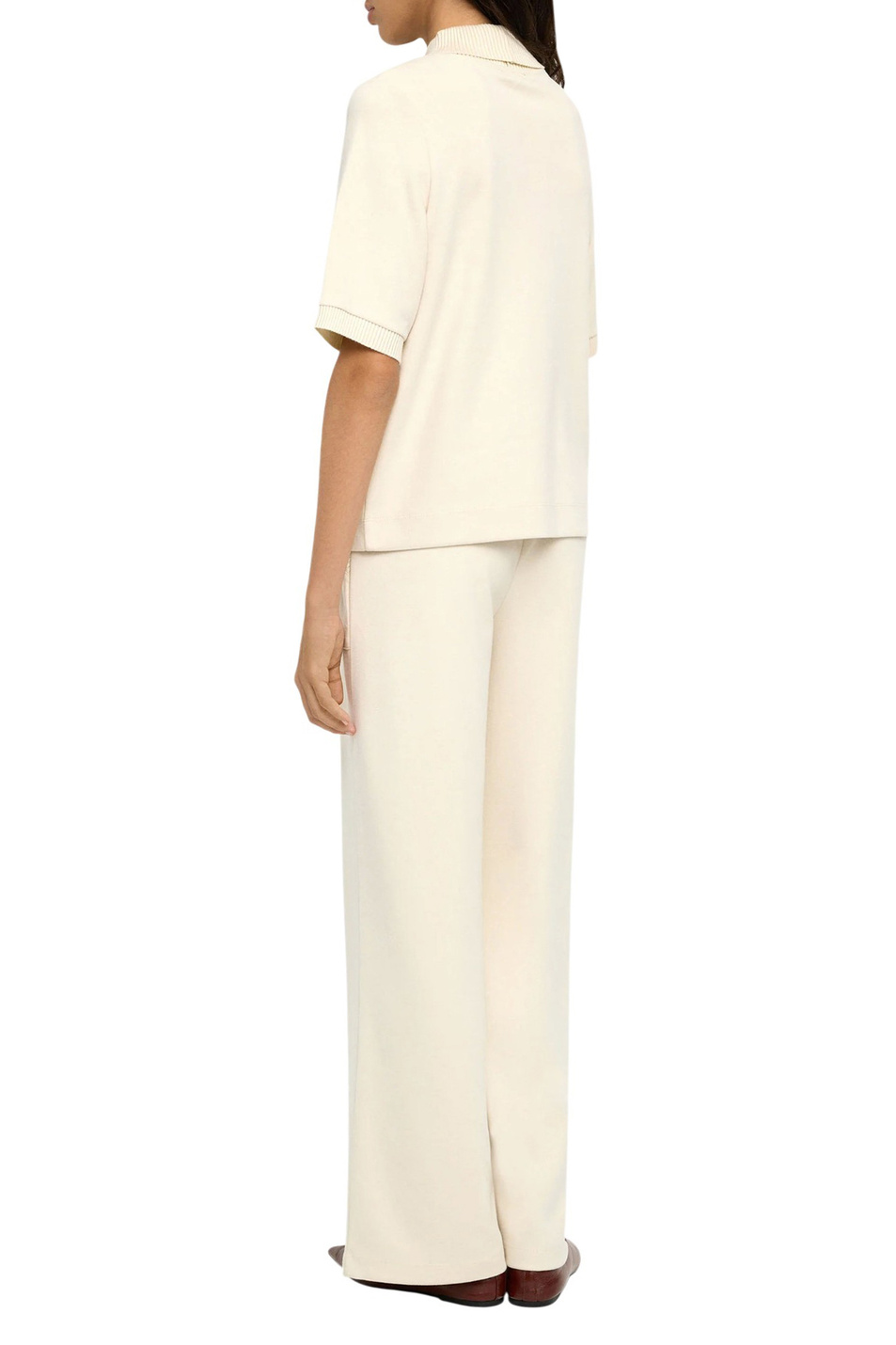 Брюки из смесового хлопка|Основной цвет:Кремовый Женский Parfois Брюки из смесового хлопка (цвет ), артикул 240327 | Фото 4