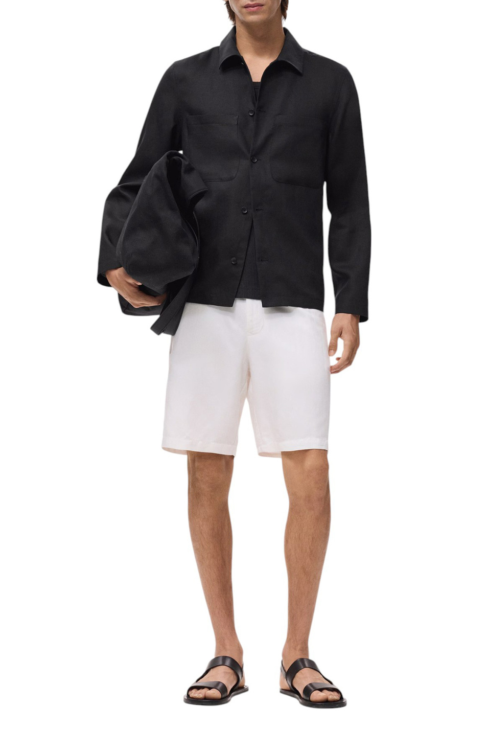 Мужской Mango Man Куртка DARIN из смесового льна (цвет ), артикул 17022894 | Фото 2