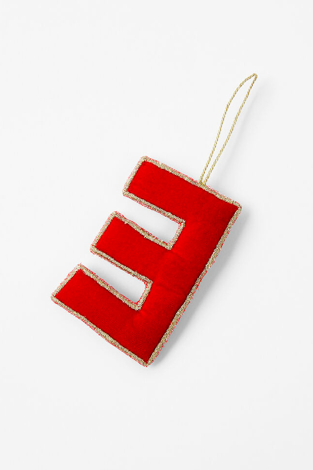 Не имеет пола Accessorize Украшение для ёлки «E» (цвет ), артикул 999269 | Фото 2